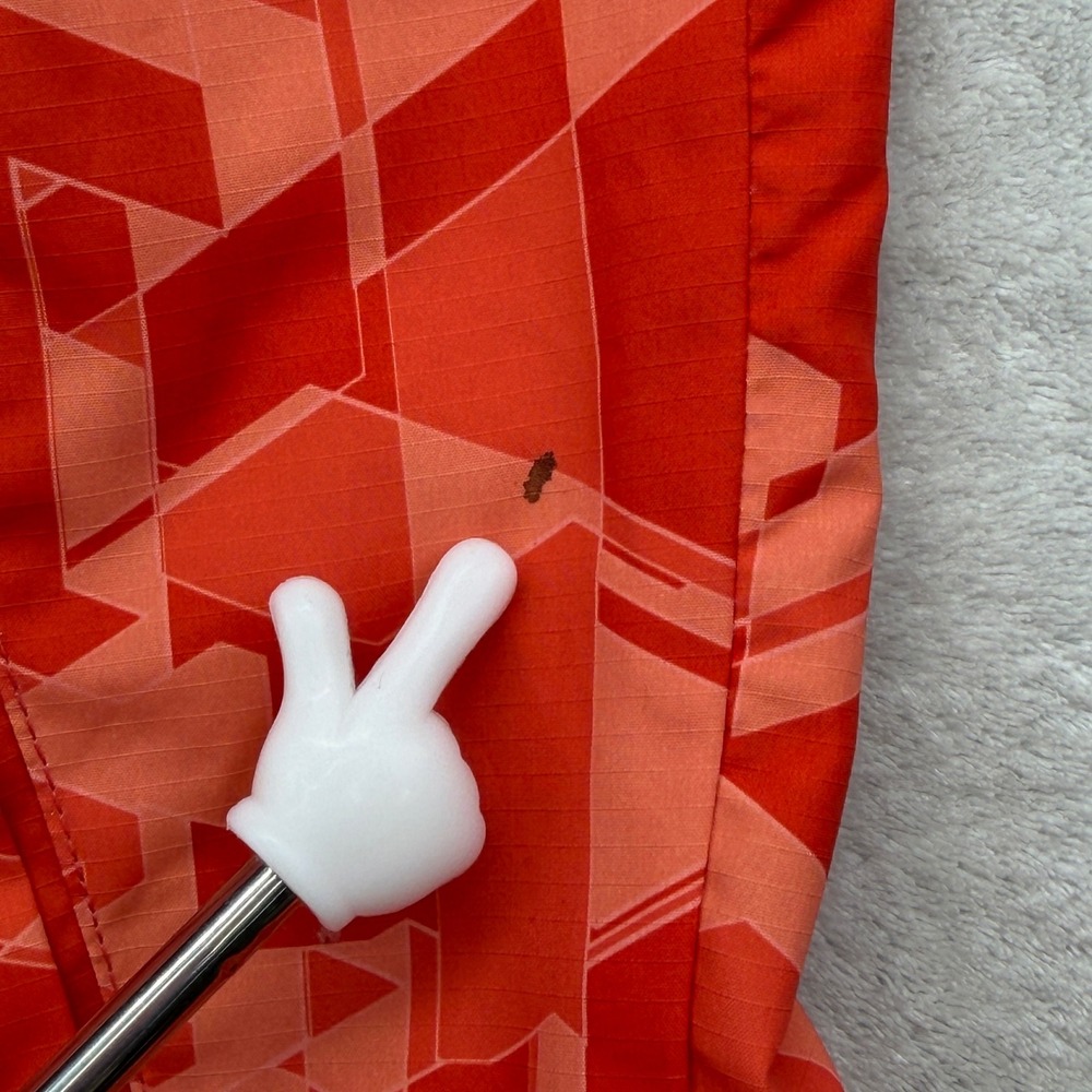 Ecko Function Jacket Mens Medium Orange Geometric… - image 10